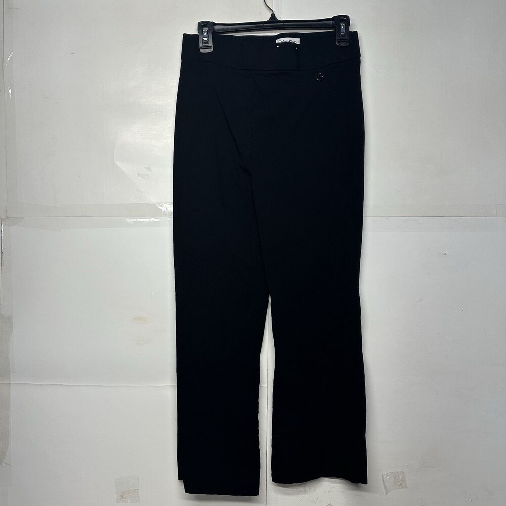 Calvin Klein Women’s Medium Black Dress Pants Straight Leg Career Workwear
